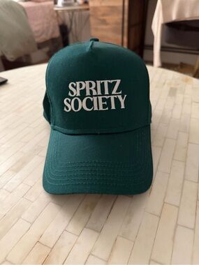 Spritz Society x claussen Embroidered Green Baseball Cap
